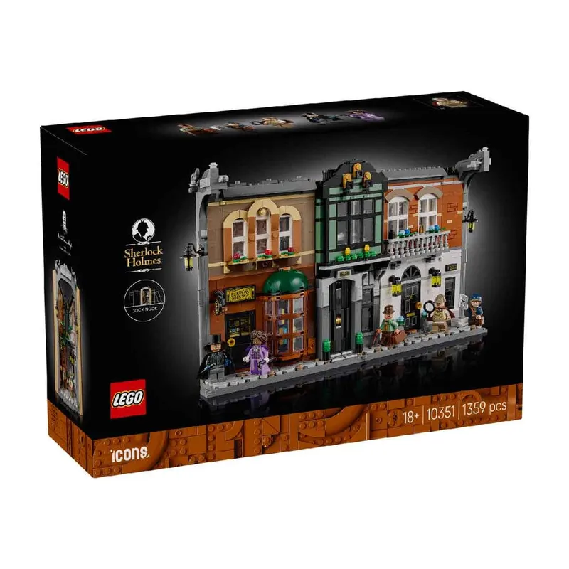  Đồ Chơi Lắp Ráp Phố Baker - Sherlock Holmes LEGO ICONS 10351 (1359 chi tiết) 