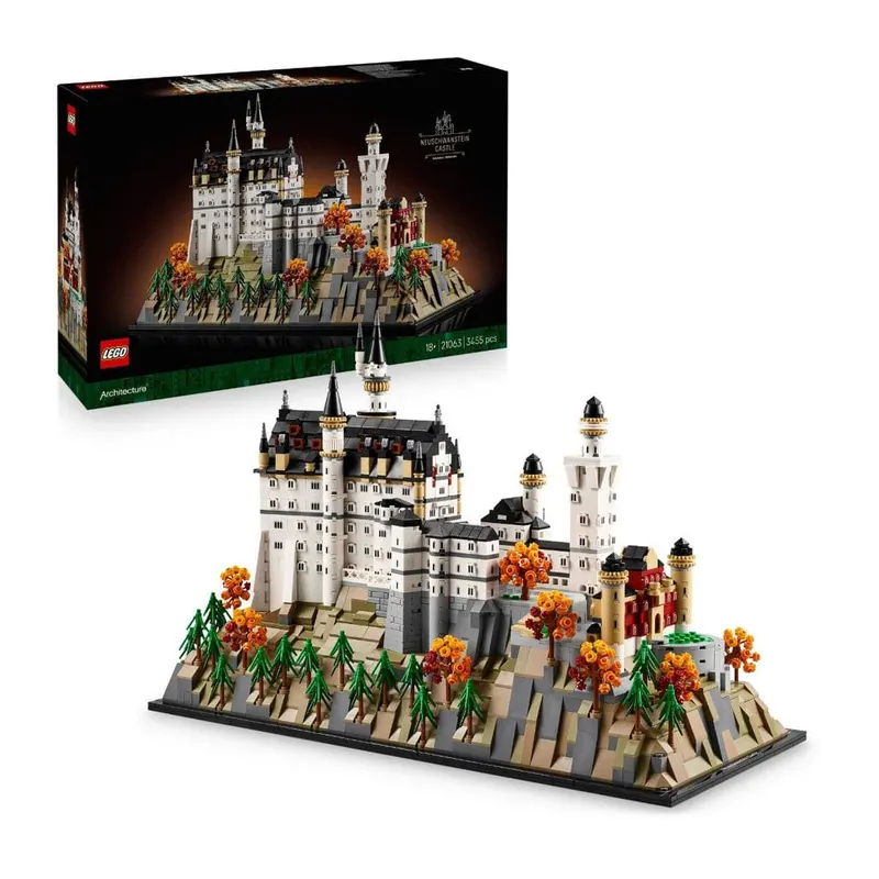  Đồ Chơi Lắp Ráp Lâu Đài Neuschwanstein LEGO ARCHITECTURE 21063 