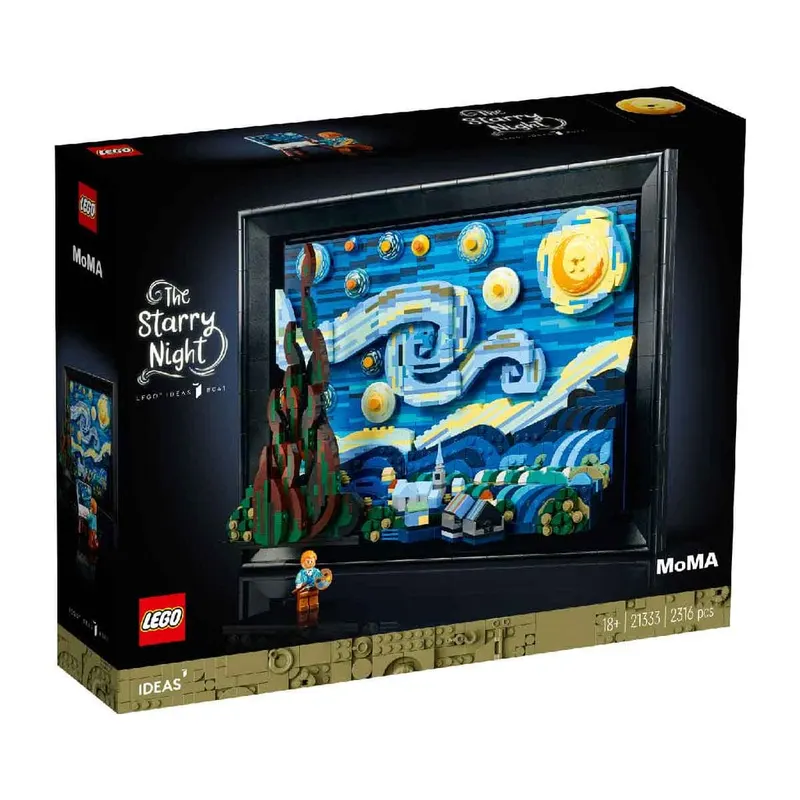  Đồ Chơi Lắp Ráp Đêm Đầy Sao Của Danh Họa Vincent Van Gogh LEGO IDEAS 21333 