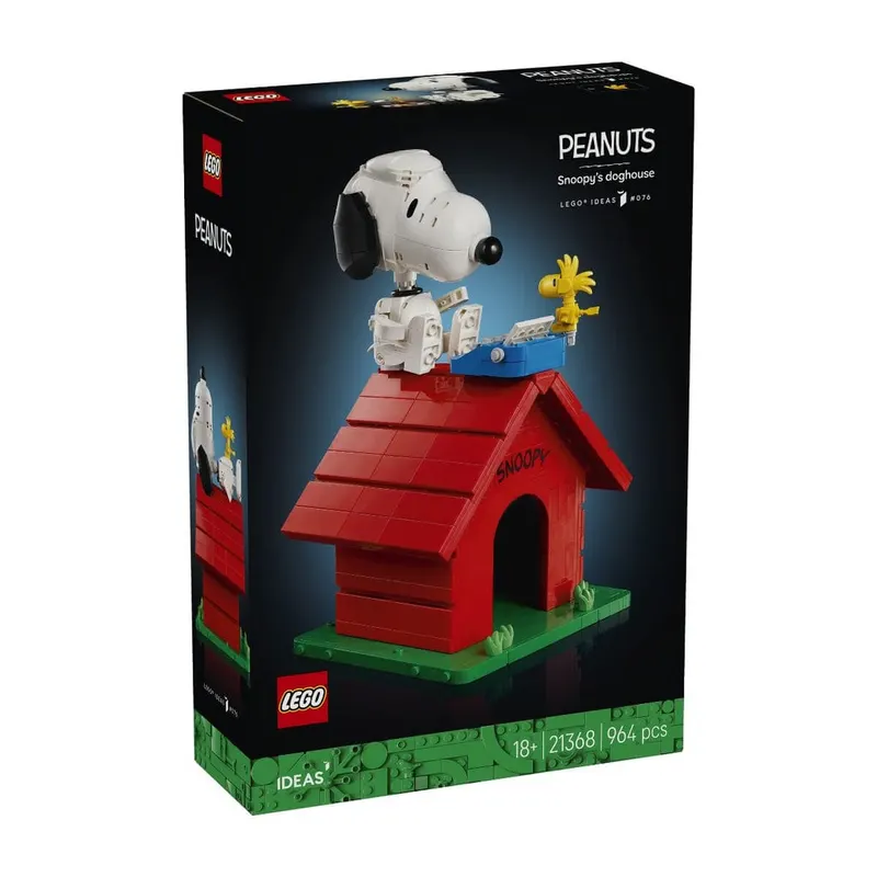  Peanuts Building Toy: Cute Snoopy House LEGO IDEAS 21368 (964 pieces) 
