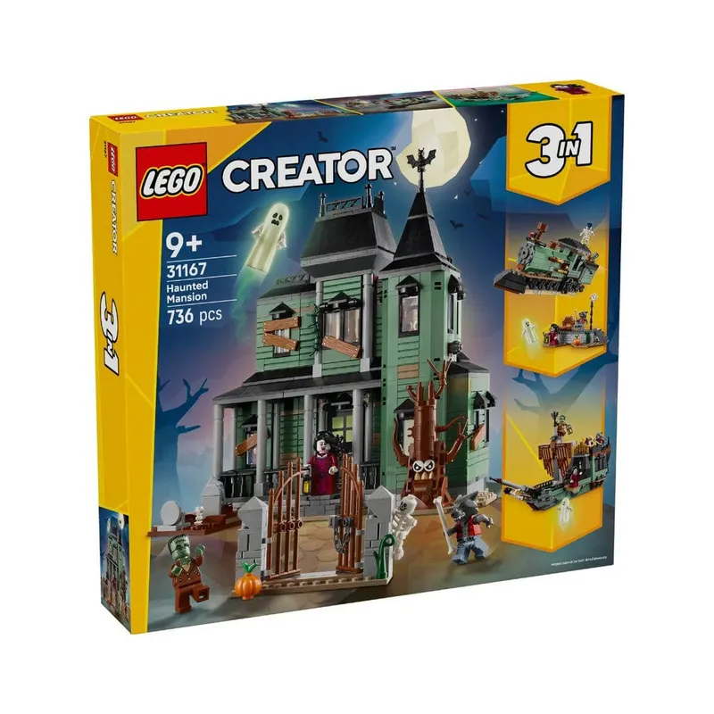  Đồ Chơi Lắp Ráp Ngôi Nhà Ma Quái LEGO CREATOR 31167 (736 chi tiết) 