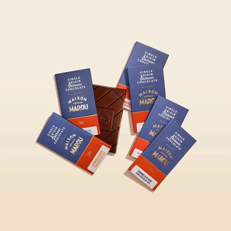 Maison Marou Exclusive Bar - Set Of 6 X 80G