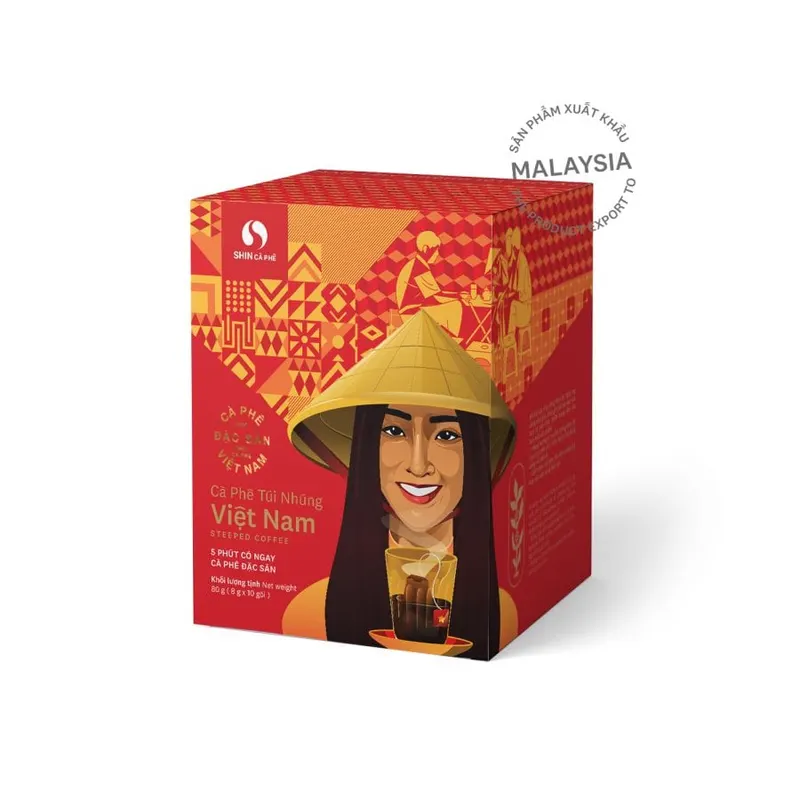 Shin Coffee Vietnam Mesh Bag - Box of 10 Packs
