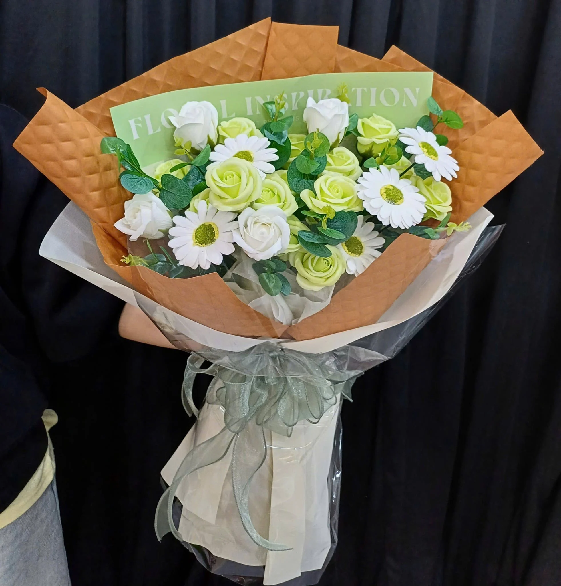 : Bó Soap Flowers Sắc Xanh Tươi Mát - HST79 | Flosa