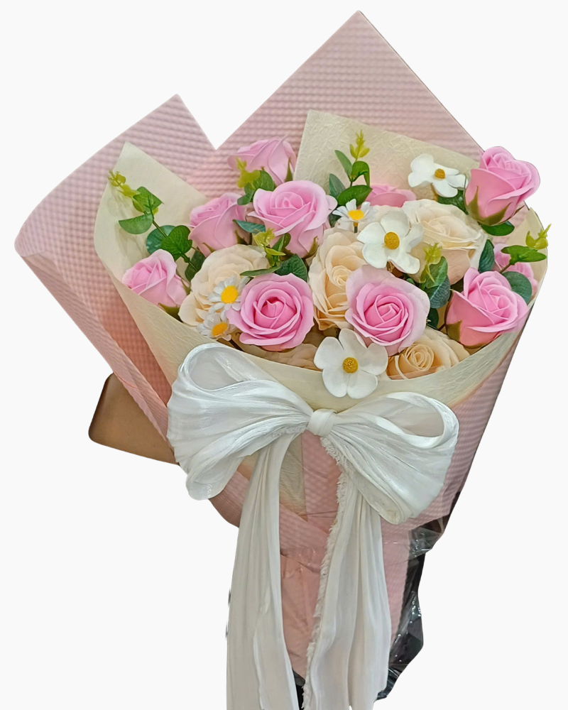 : Bó Soap Flowers Mùa Hồng An Nhiên - HST77 | Flosa