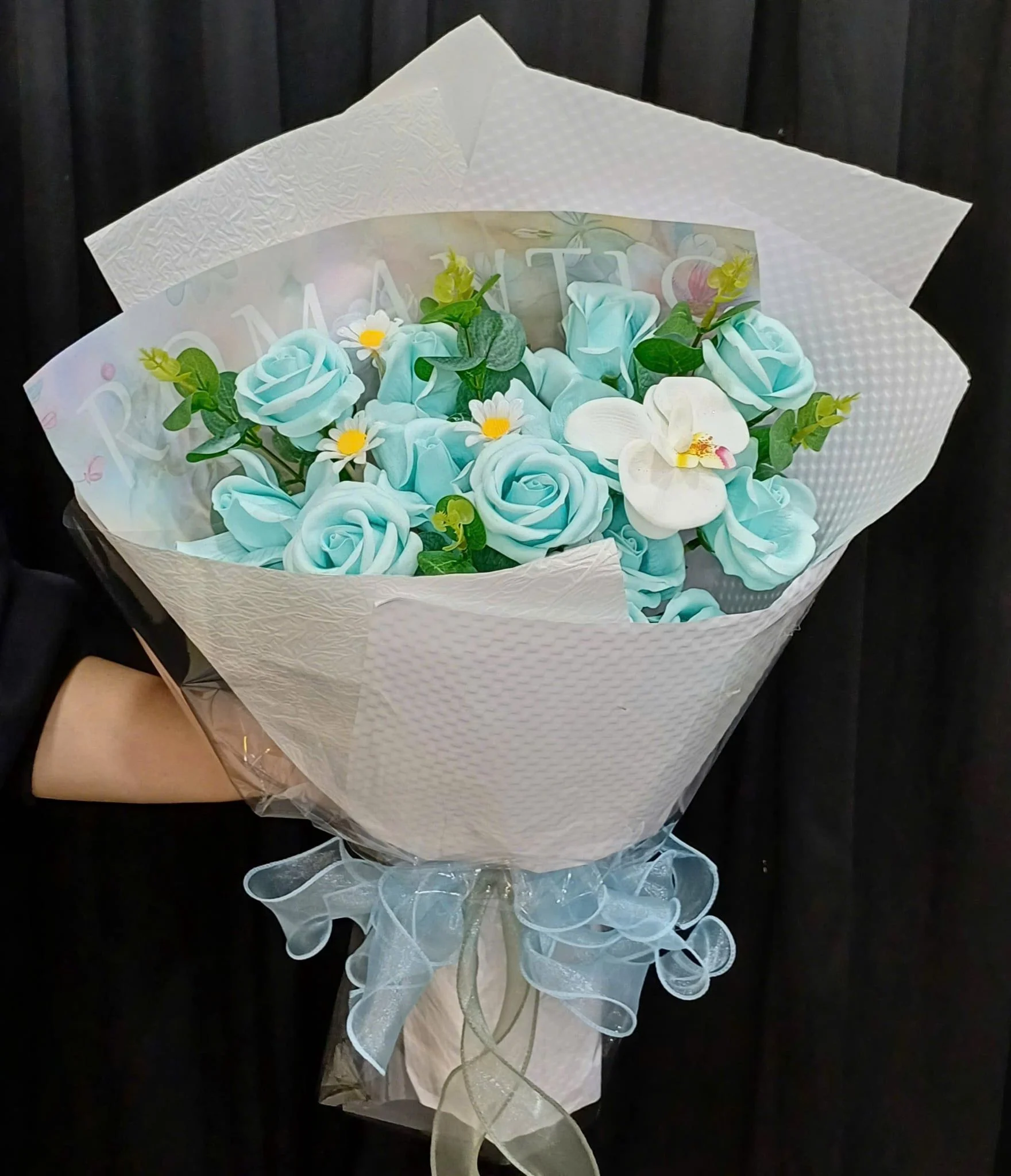 : Bó Soap Flowers Biển Trời Dịu Êm - HST76 | Flosa