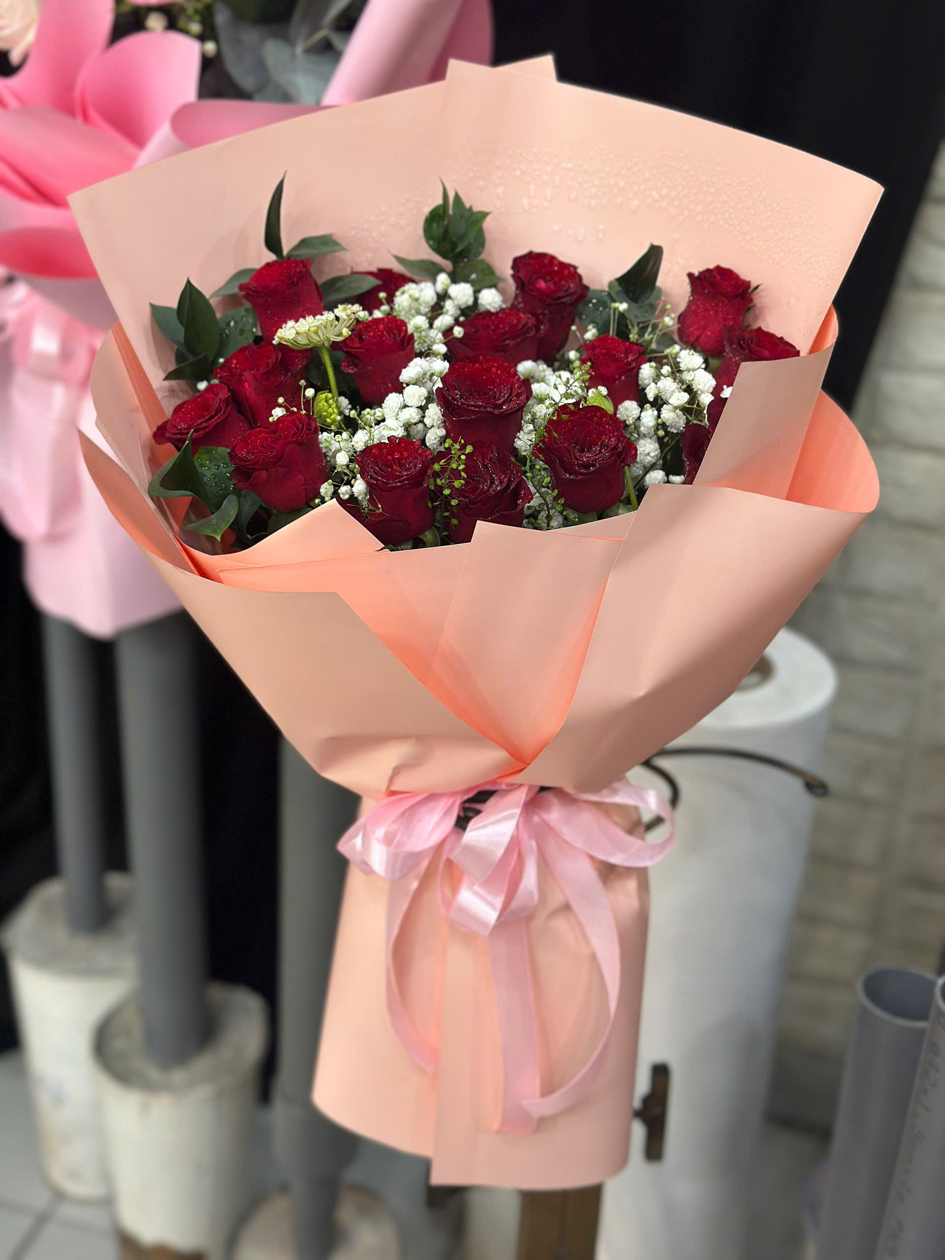  Bó Hoa Dấu Son Chung Tình - HBD397 