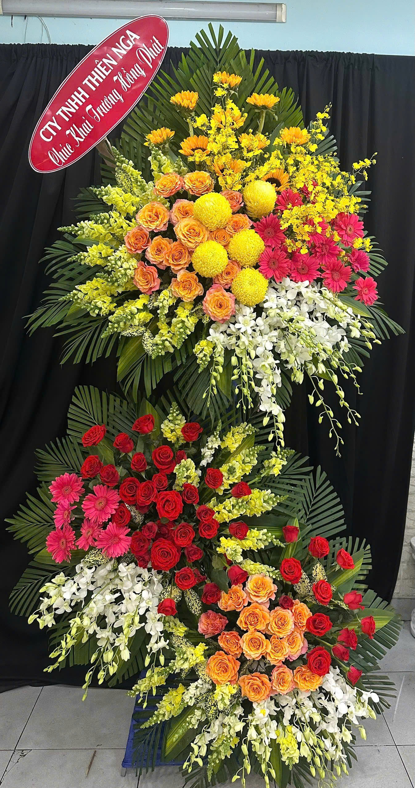 : Kệ Hoa Bình Minh Thịnh Vượng - HCM166