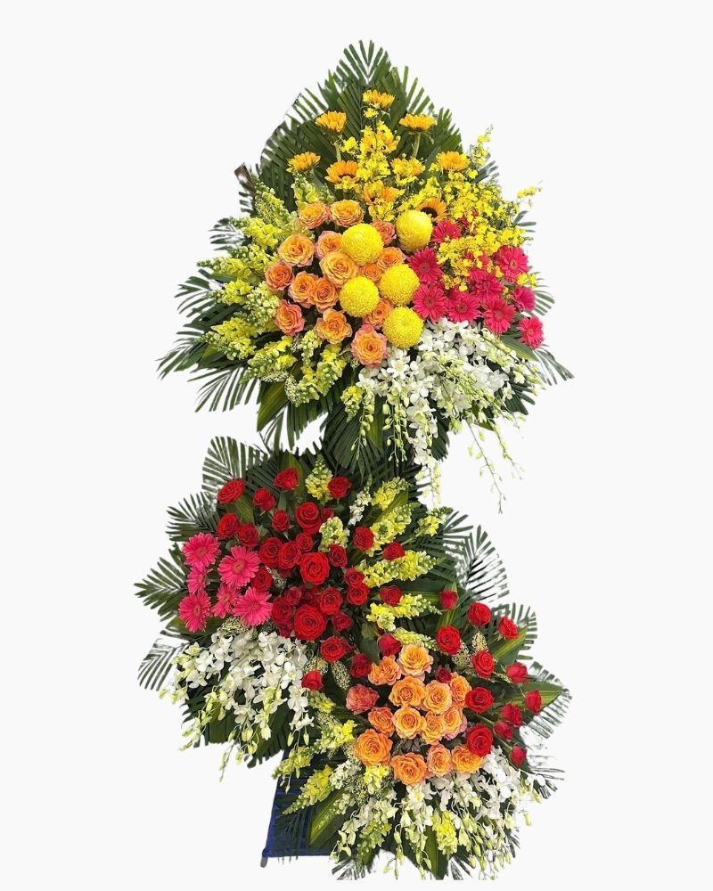 : Kệ Hoa Bình Minh Thịnh Vượng - HCM166