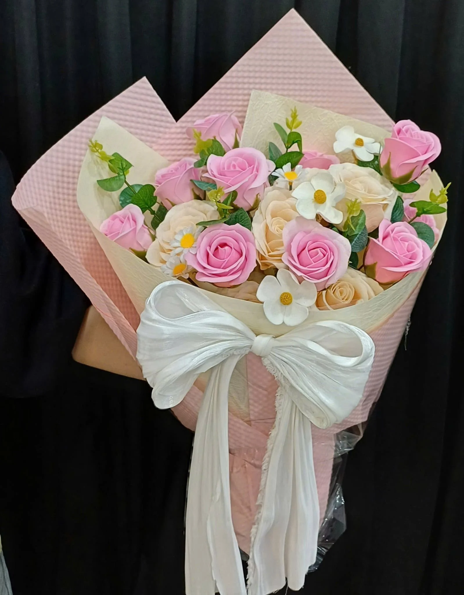 : Bó Soap Flowers Mùa Hồng An Nhiên - HST77 | Flosa