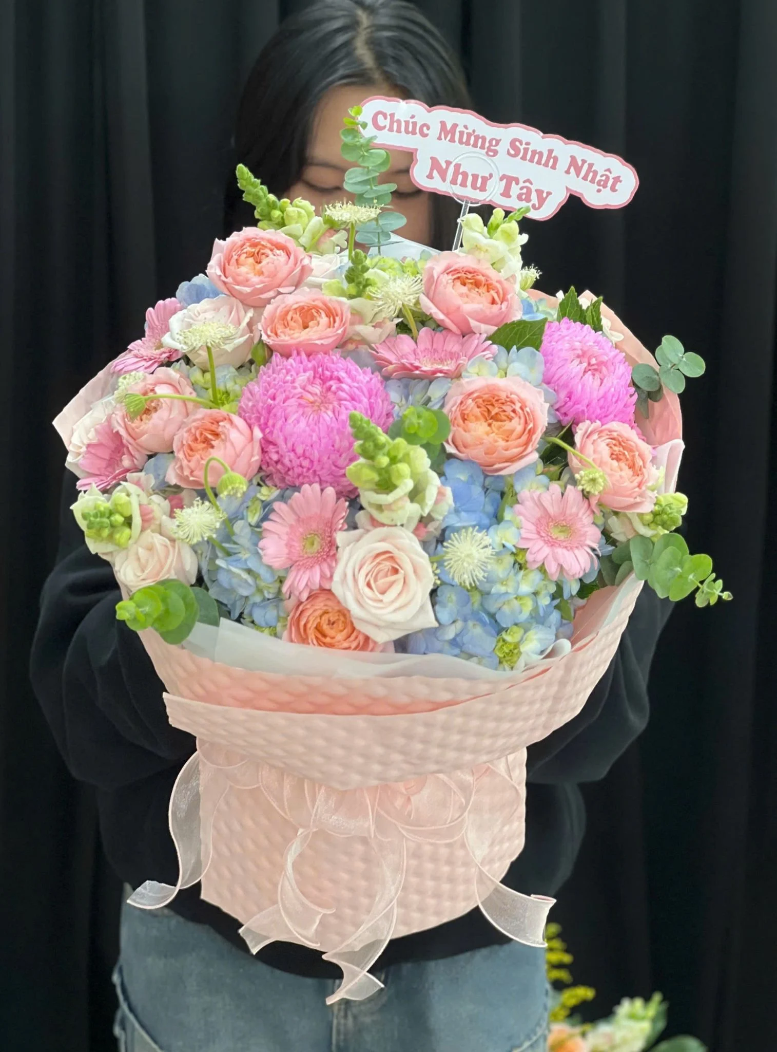 :  花束 Sắc Xuân Thanh Tú - HBT149 