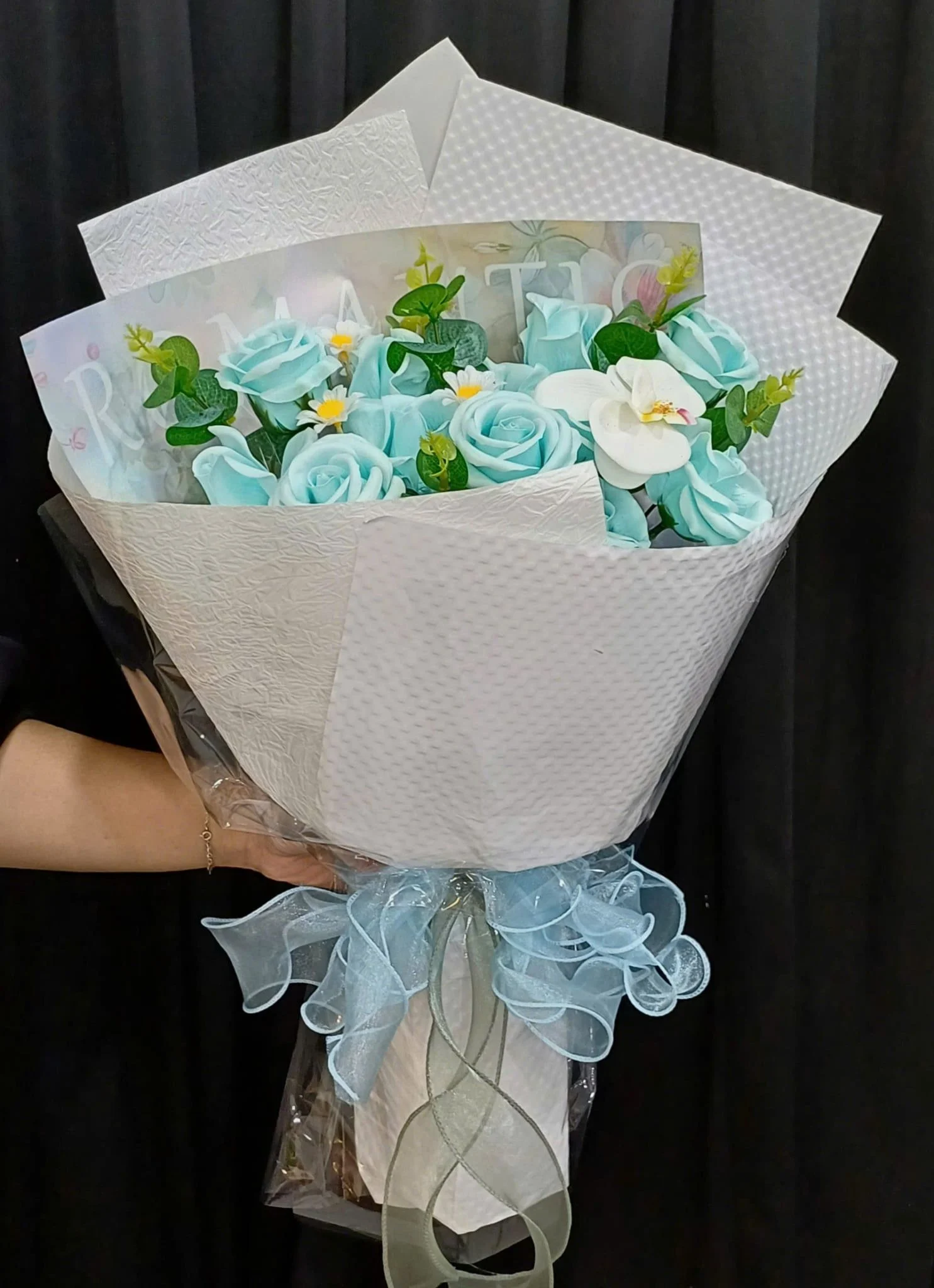  Bó Soap Flowers Biển Trời Dịu Êm - HST76 