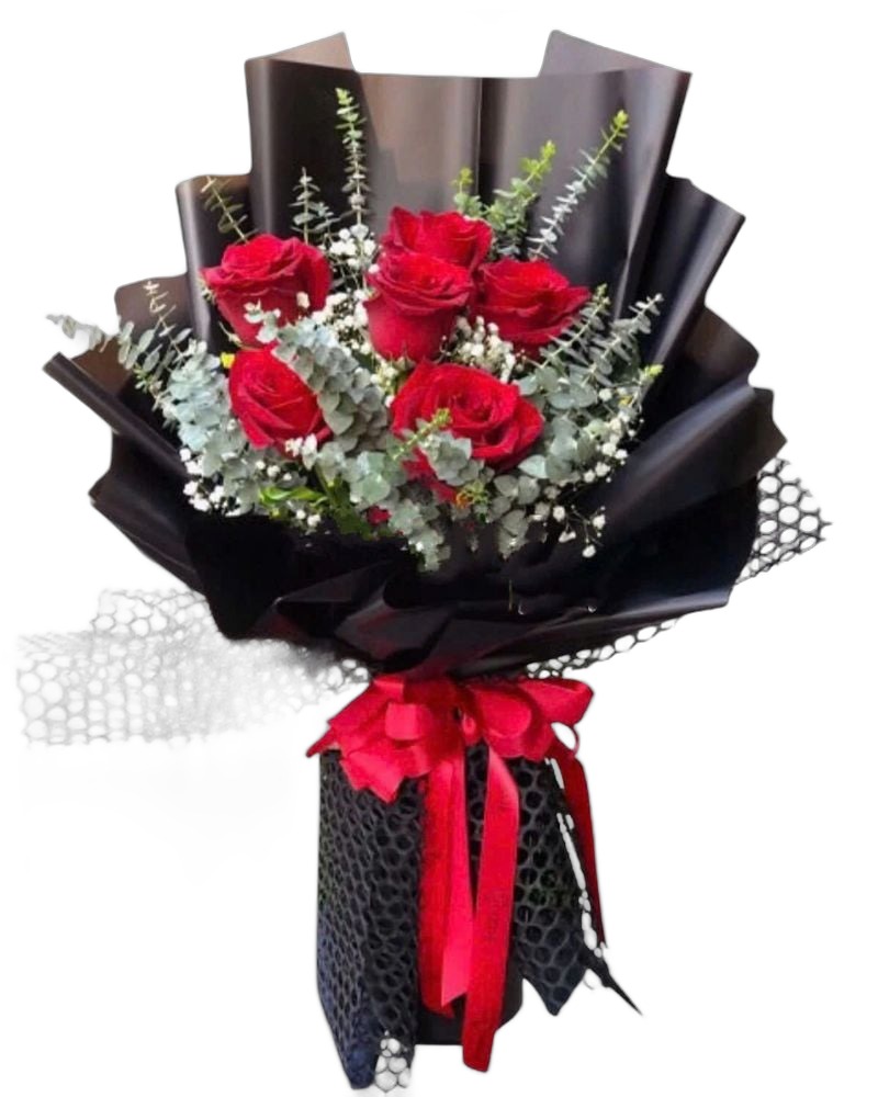 Hoa Bó Dài: Bó Hoa Em Thật Dễ Thương - HBD196