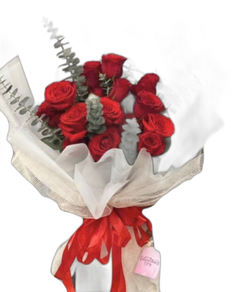 Hoa Bó Dài: Bó Hoa Hồng Pháp - HBD262