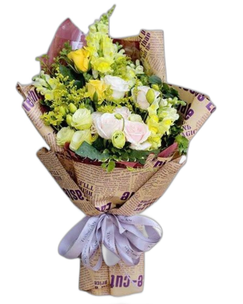 Hoa Bó Dài: Bó Hoa Khởi Sắc May Mắn - HBD49