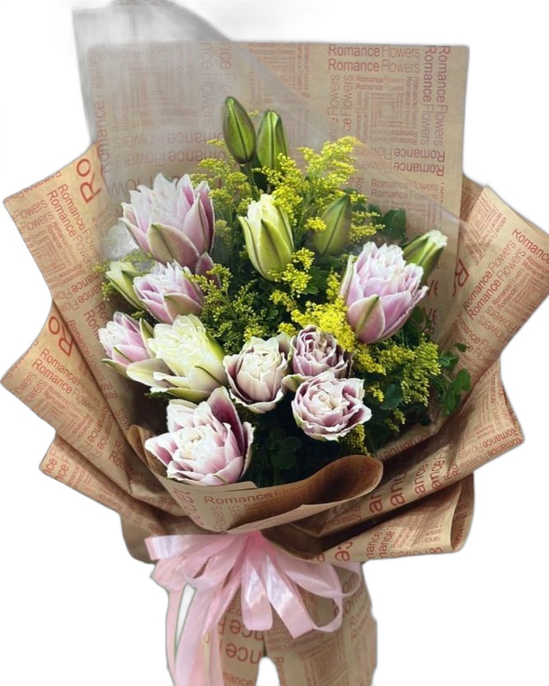 Hoa Bó Dài: Bó Hoa Ly Ca - HBD280