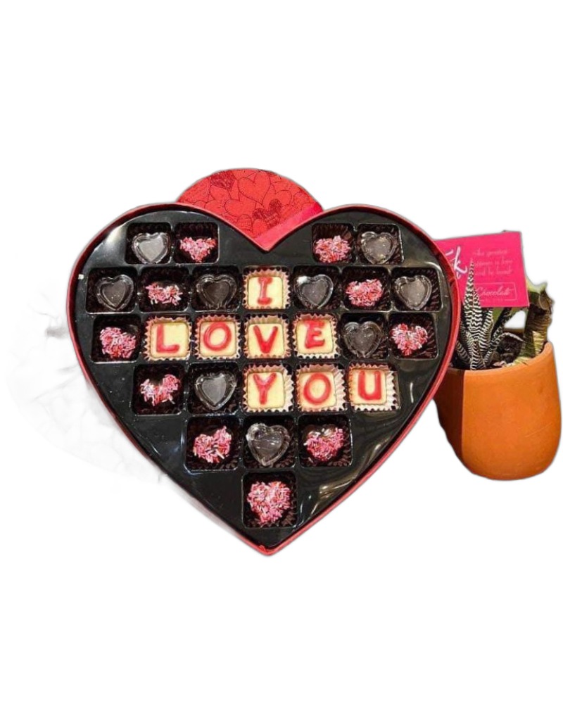 Hộp Chocolate: Hộp Chocolate I Love You - HCCL01 - Tặng 14/2