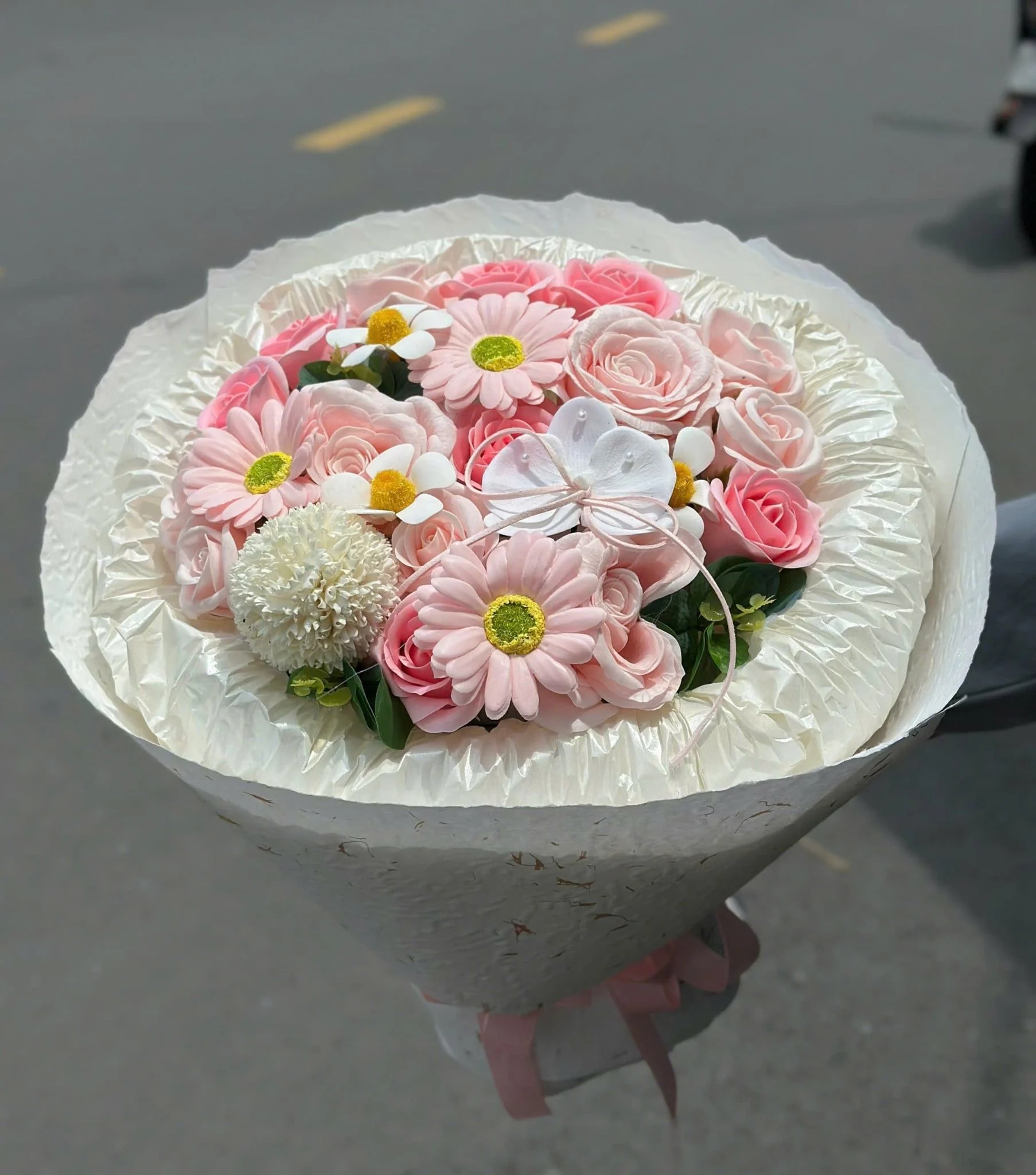  Bó Hoa Sáp Mộng Hồng Tinh Khôi - HST74 