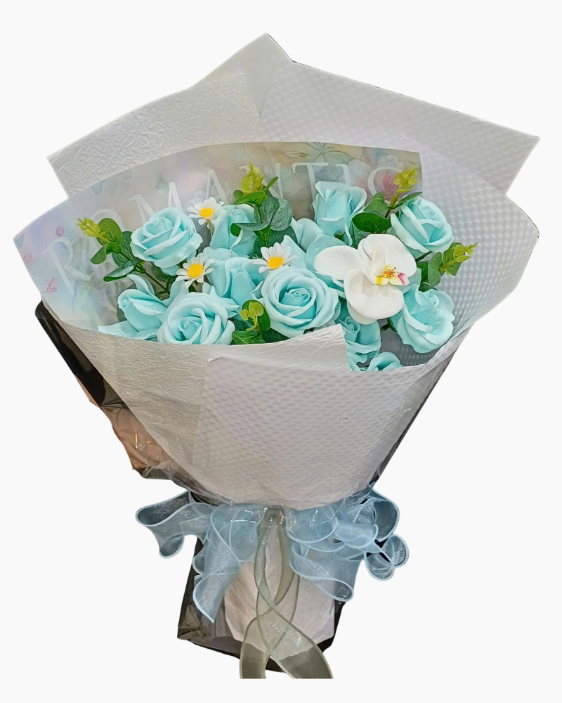 : Bó Soap Flowers Biển Trời Dịu Êm - HST76 | Flosa