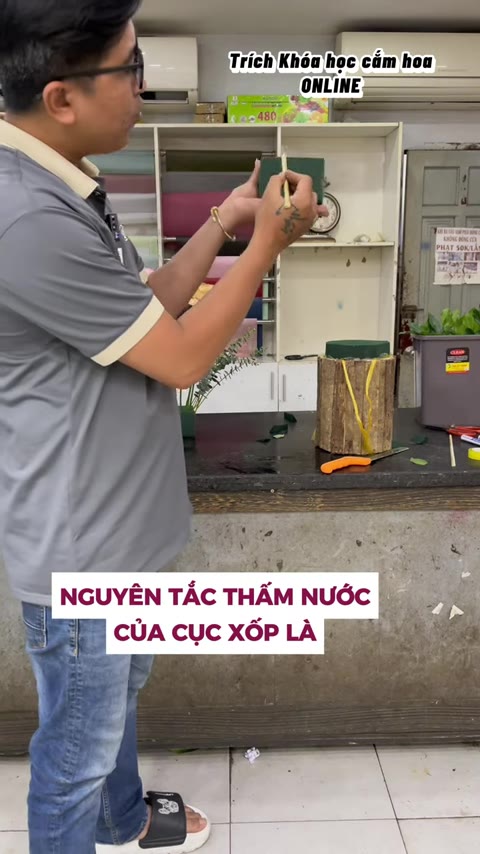 Bước 2: Nguyên tắc hút nước