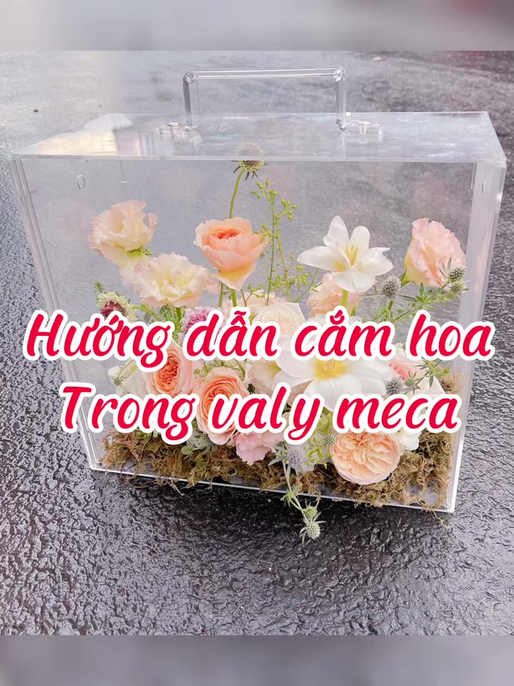 Bước 1: Chuẩn bị xốp và khay