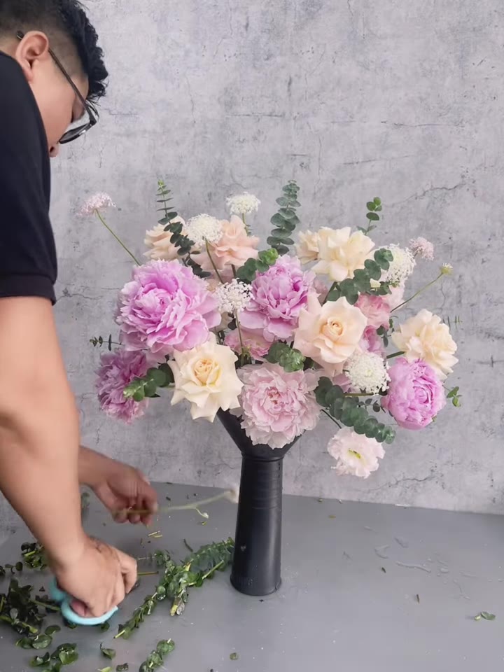 Bước 7: Thêm Hoa Thủy Châu