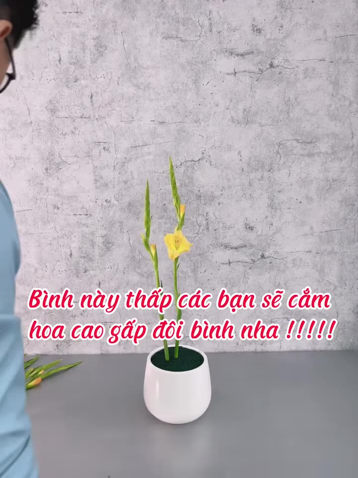 Bước 4: Cắm hoa