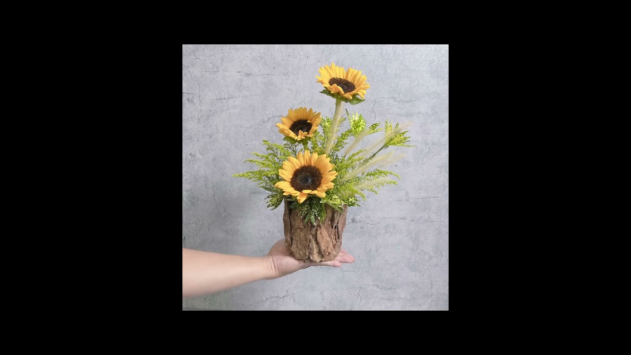 Hướng Dẫn Cắm Hoa Hướng Dương Đơn Giản
