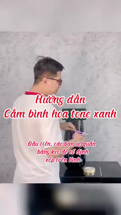 Bước 1: Chuẩn bị xốp